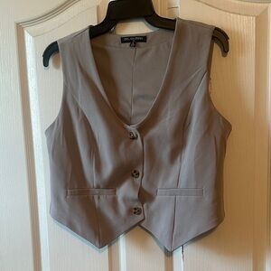 Gray Women's Vest Top